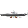 SUBMARINE VIIB U-BOAT U52, 470 PCS HC WWII 