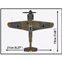 MESSERSCHMITT BF-109F, 123 PCS HC WWII 