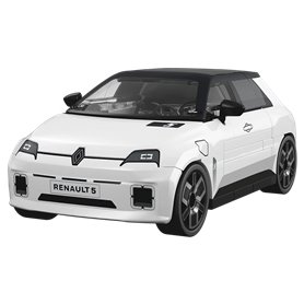 RENAULT 5 E-TECH WHITE, 78 PCS RENAULT 