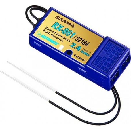 Mottagare RX-861 8ch 2,4GHz