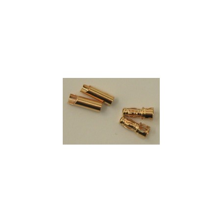 Guld kontakt mini (2,0mm) set
