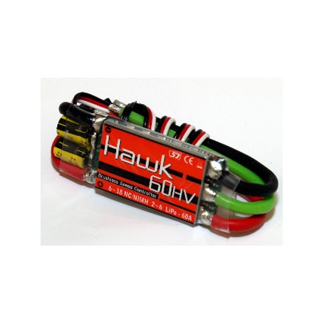 Hawk 60A HV Brushless ESC