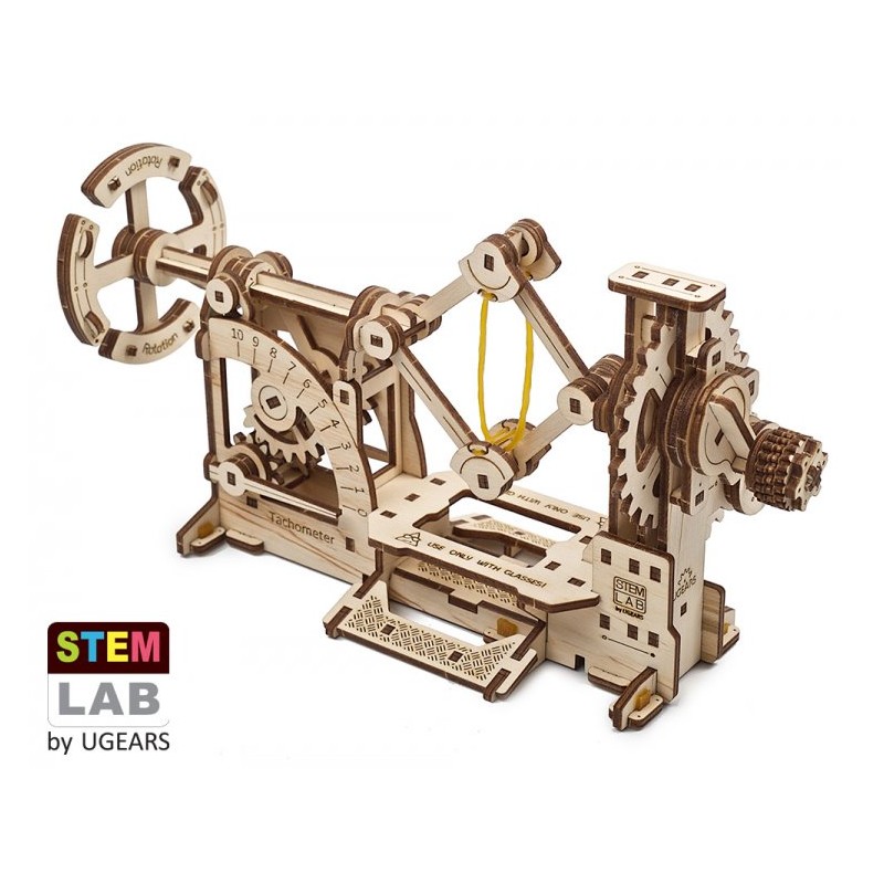 TACHOMETER STEM Lab Wood Education Mechanical model kit Puzzle 3D UGears 70153 