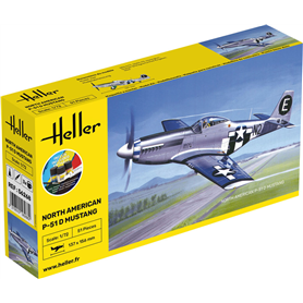1/72 P-51 Mustang D COMPLETE w. glue, brush and paints Exk fraktkostnad/l shipping cost