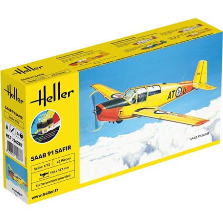 1/72 SAAB Safir COMPLETE w. Glue, Paint,Brush