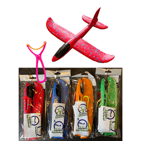 Handkastplan Katapult - 240mm EPP Blå